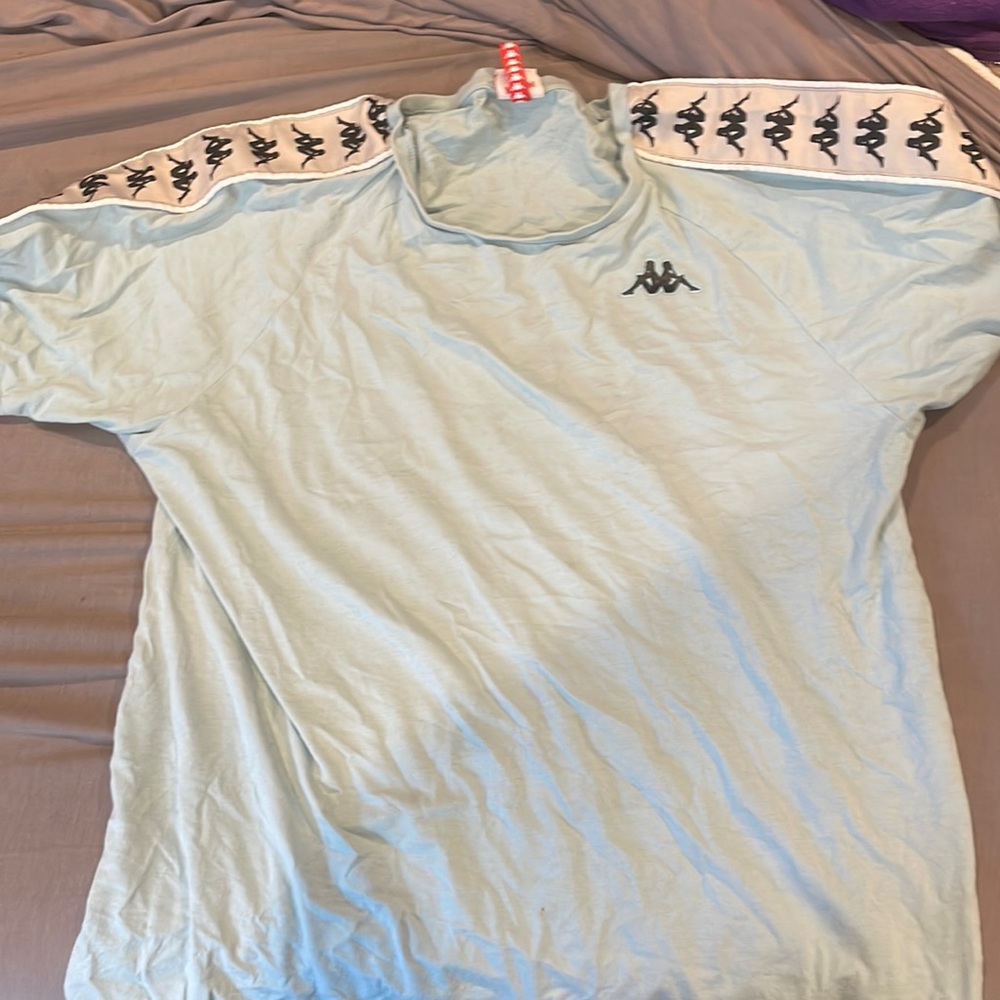 Kappa light blue t shirt